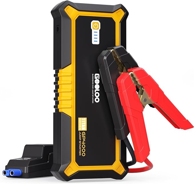 portable jump starter and power bank